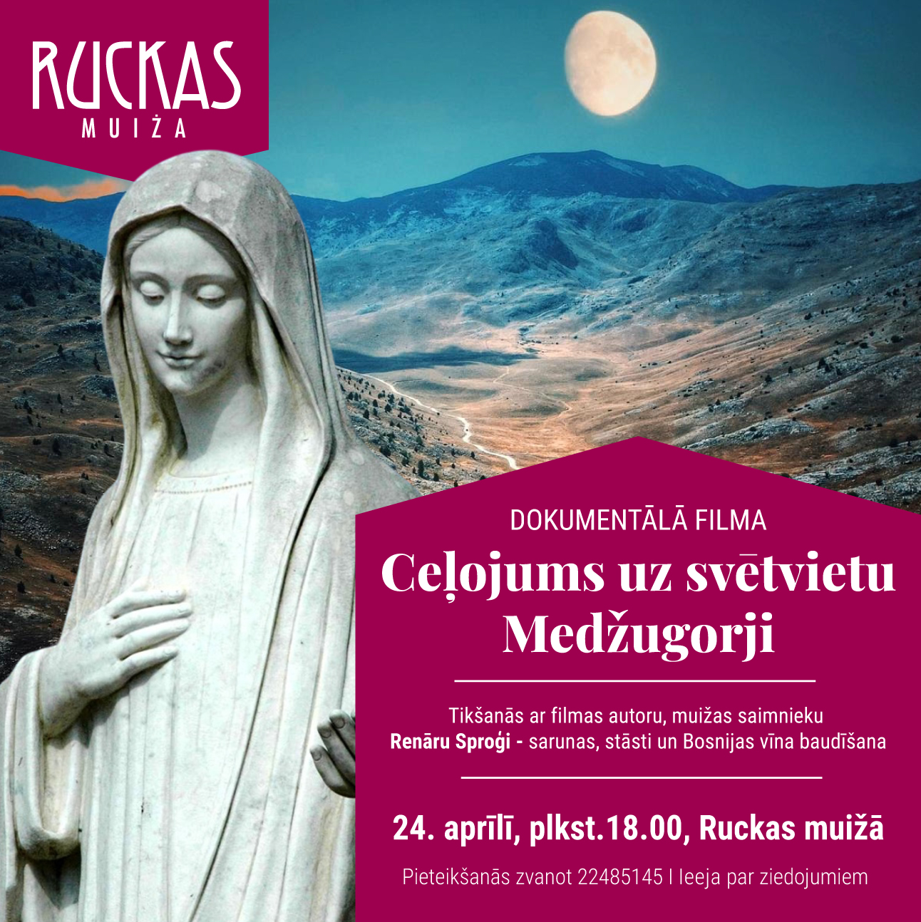 „Ceļojums uz svētvietu Medžugorji”